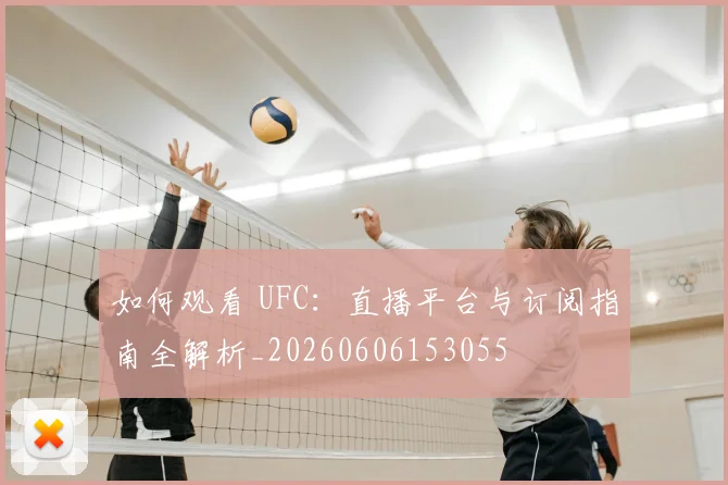 如何观看 UFC：直播平台与订阅指南全解析_20260606153055